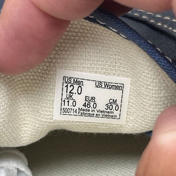 VANS MEN'S VANS AUTHENTIC SKATE SHOES (NAVY), 12 US MENS, 13.5 US WOMENS - Picture 2 of 16